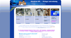 Desktop Screenshot of kisvaros.hu