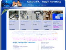 Tablet Screenshot of kisvaros.hu
